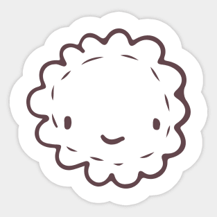 Cookie outlined Sticker